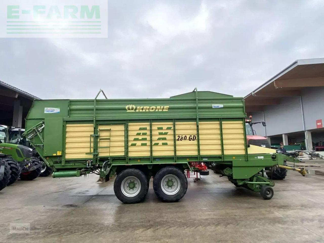 Krone ax 280 gd - Iselaadiv vanker: pilt 4 Krone ax 280 gd - Iselaadiv vanker: pilt 4