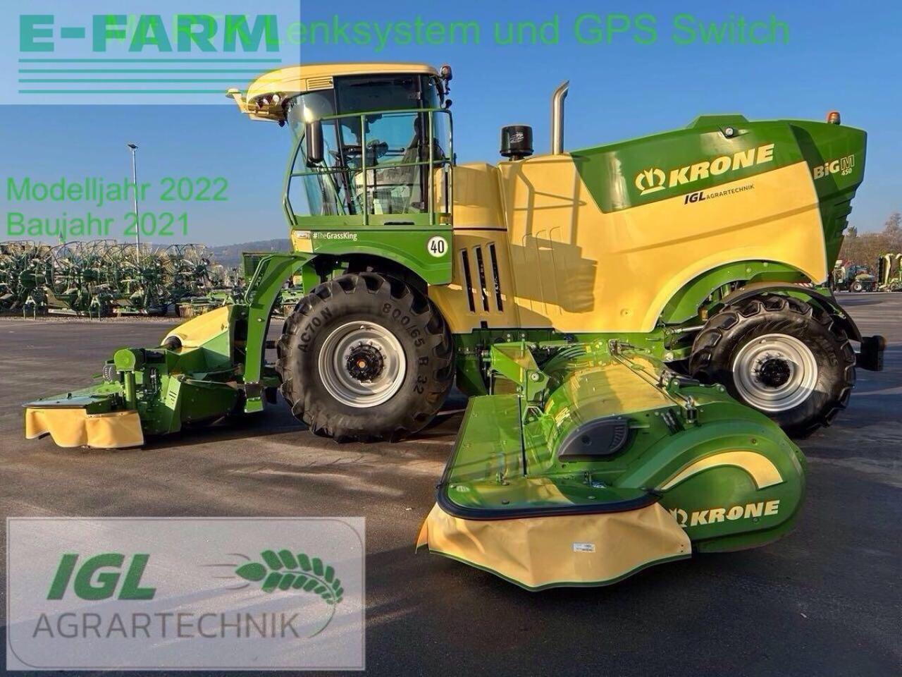 Krone big m 450 cv (stufe v) (bm105-24) - Niiduk: pilt 1 Krone big m 450 cv (stufe v) (bm105-24) - Niiduk: pilt 1