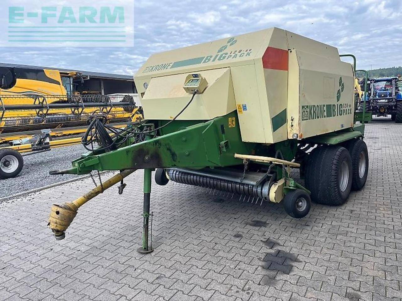 Krone big pack 120-80 - Heinapress, kandiline: pilt 2 Krone big pack 120-80 - Heinapress, kandiline: pilt 2