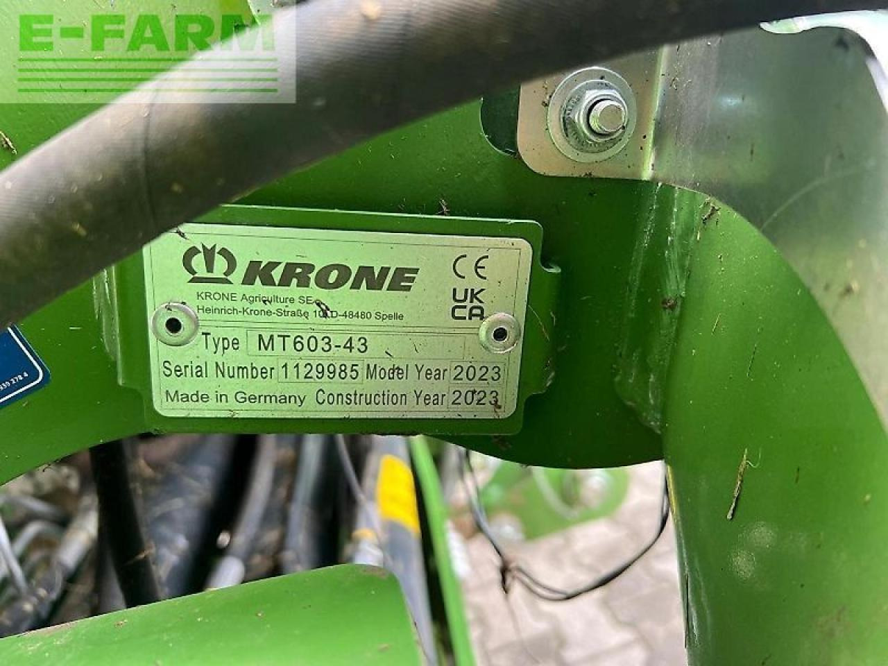 Krone ec b 1050 cv - Niiduk: pilt 5 Krone ec b 1050 cv - Niiduk: pilt 5