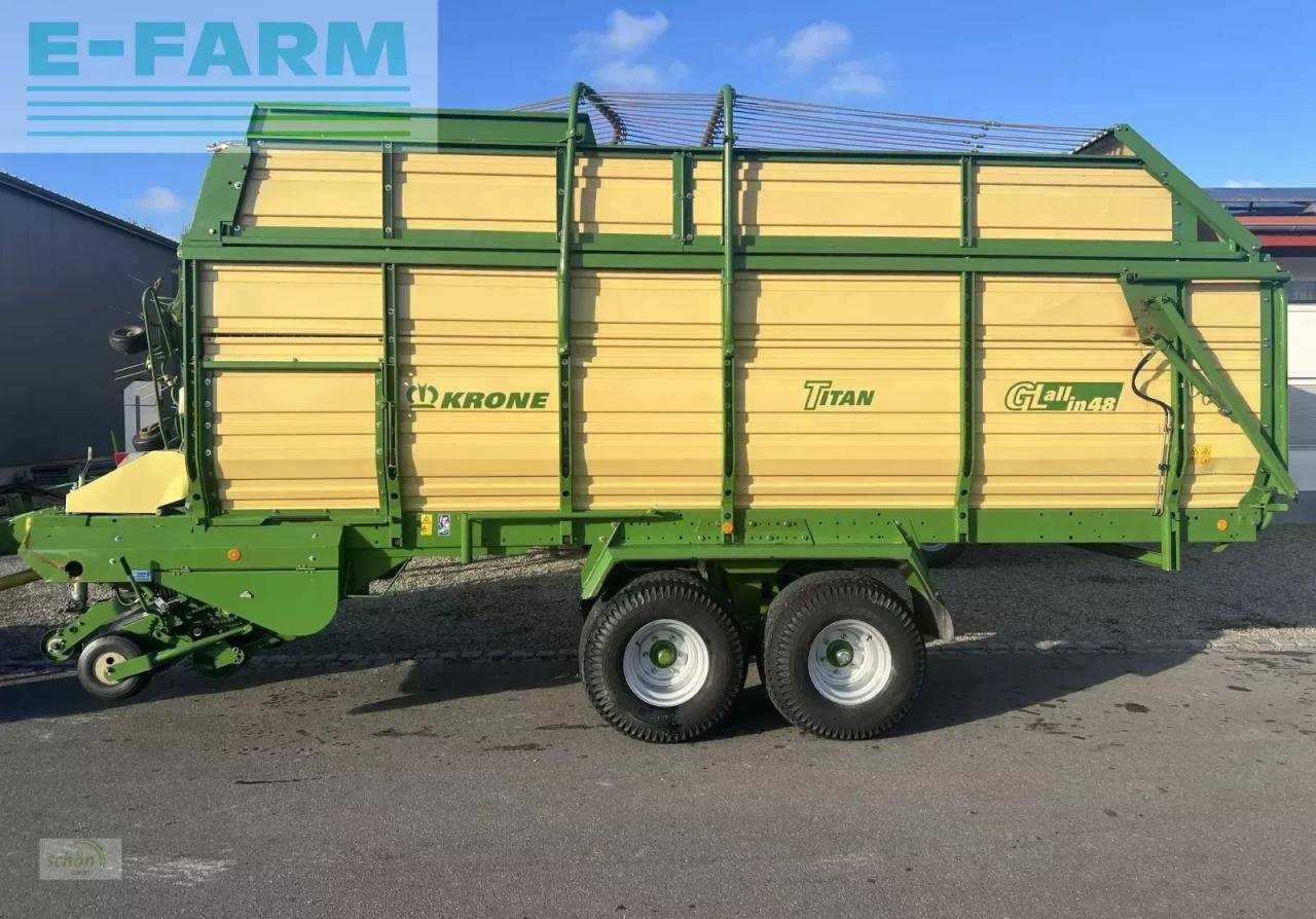 Krone titan 6/48 gl all in im guten zustand - mit zusätzlichen tasträdern hinter der pick-up - Iselaadiv vanker: pilt 2 Krone titan 6/48 gl all in im guten zustand - mit zusätzlichen tasträdern hinter der pick-up - Iselaadiv vanker: pilt 2