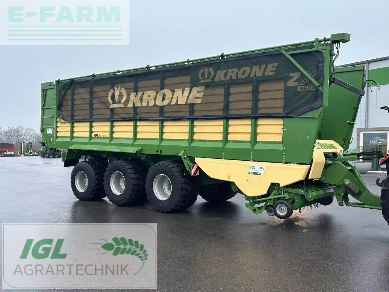 Krone zx 560 gl - Iselaadiv vanker: pilt 2 Krone zx 560 gl - Iselaadiv vanker: pilt 2