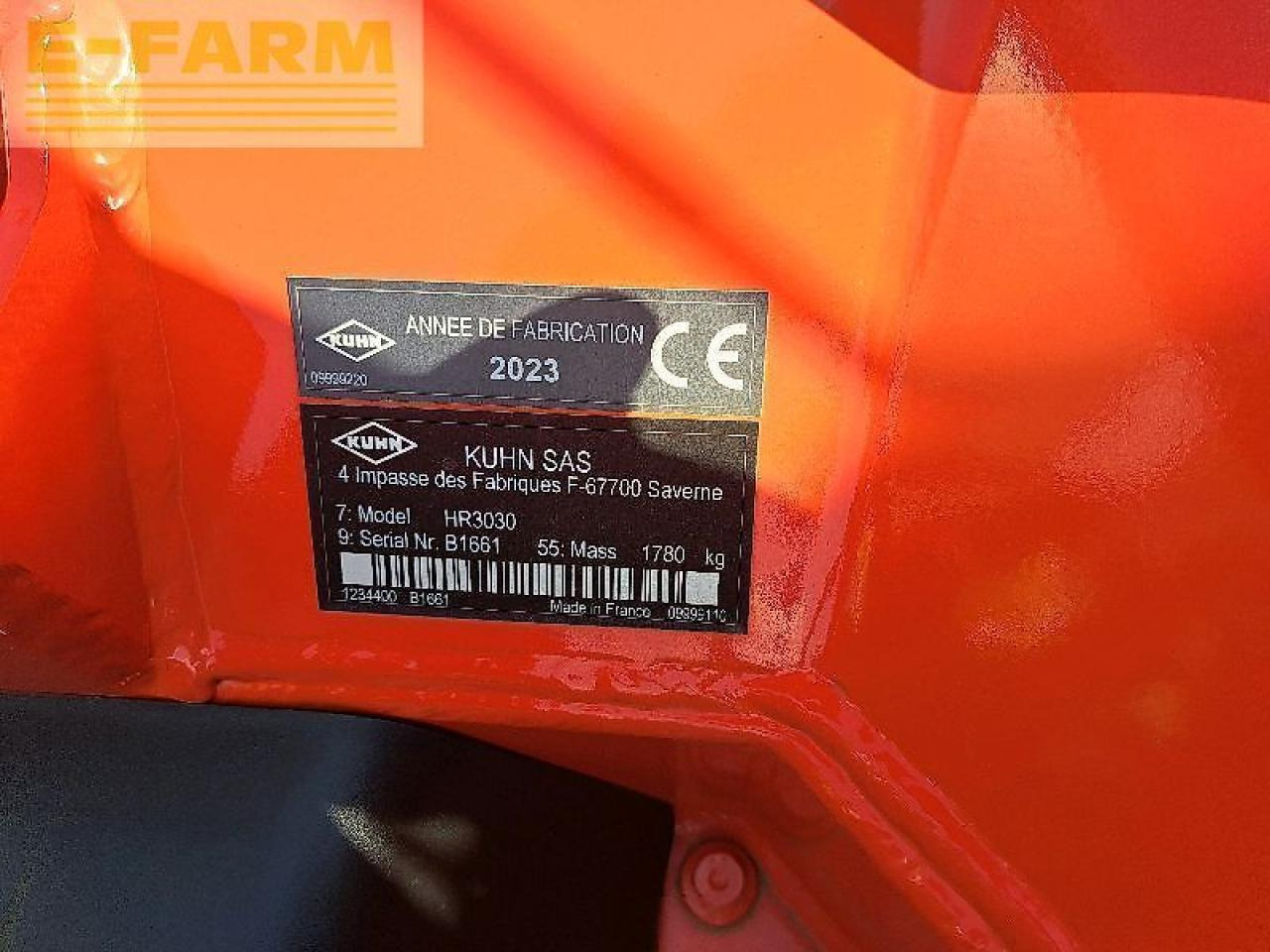 Maaharimisseadmed Kuhn hr3030: pilt 6 Maaharimisseadmed Kuhn hr3030: pilt 6
