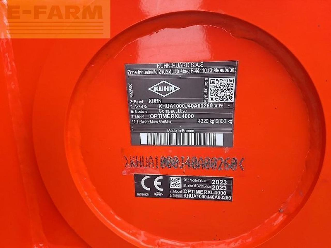 Kuhn optimer xl4000 - Ketasäke: pilt 5 Kuhn optimer xl4000 - Ketasäke: pilt 5