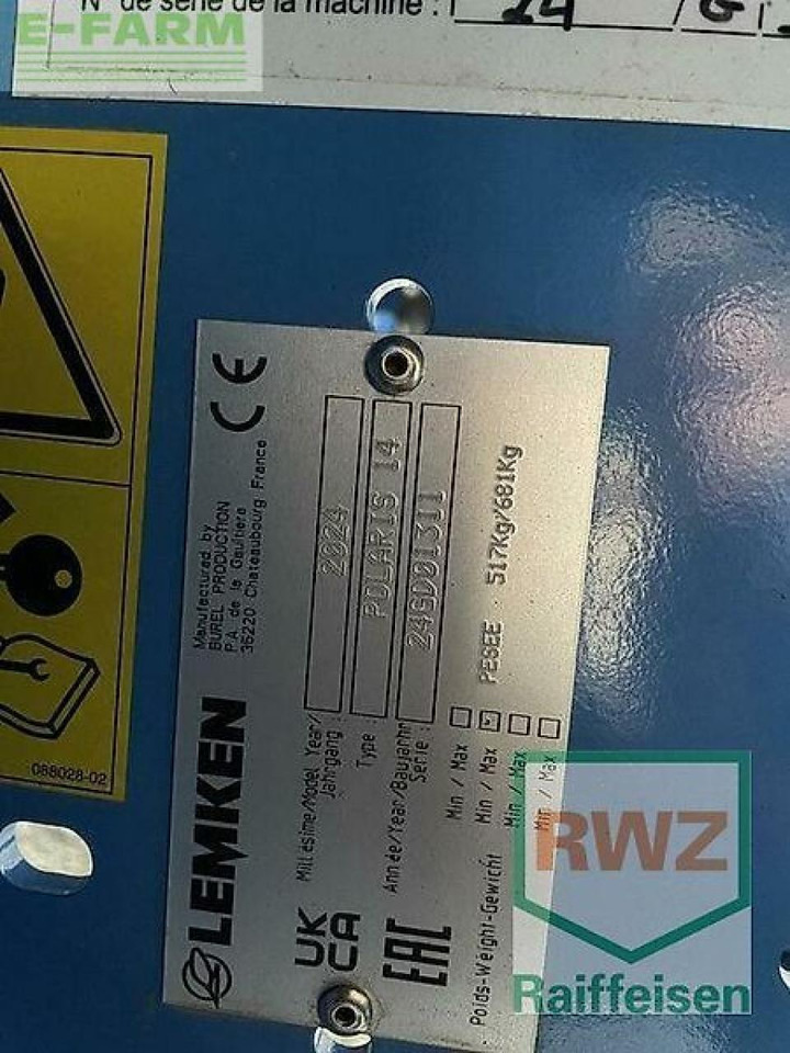 Lemken polaris 14 / 3000 - Väetiselaoturid: pilt 5 Lemken polaris 14 / 3000 - Väetiselaoturid: pilt 5