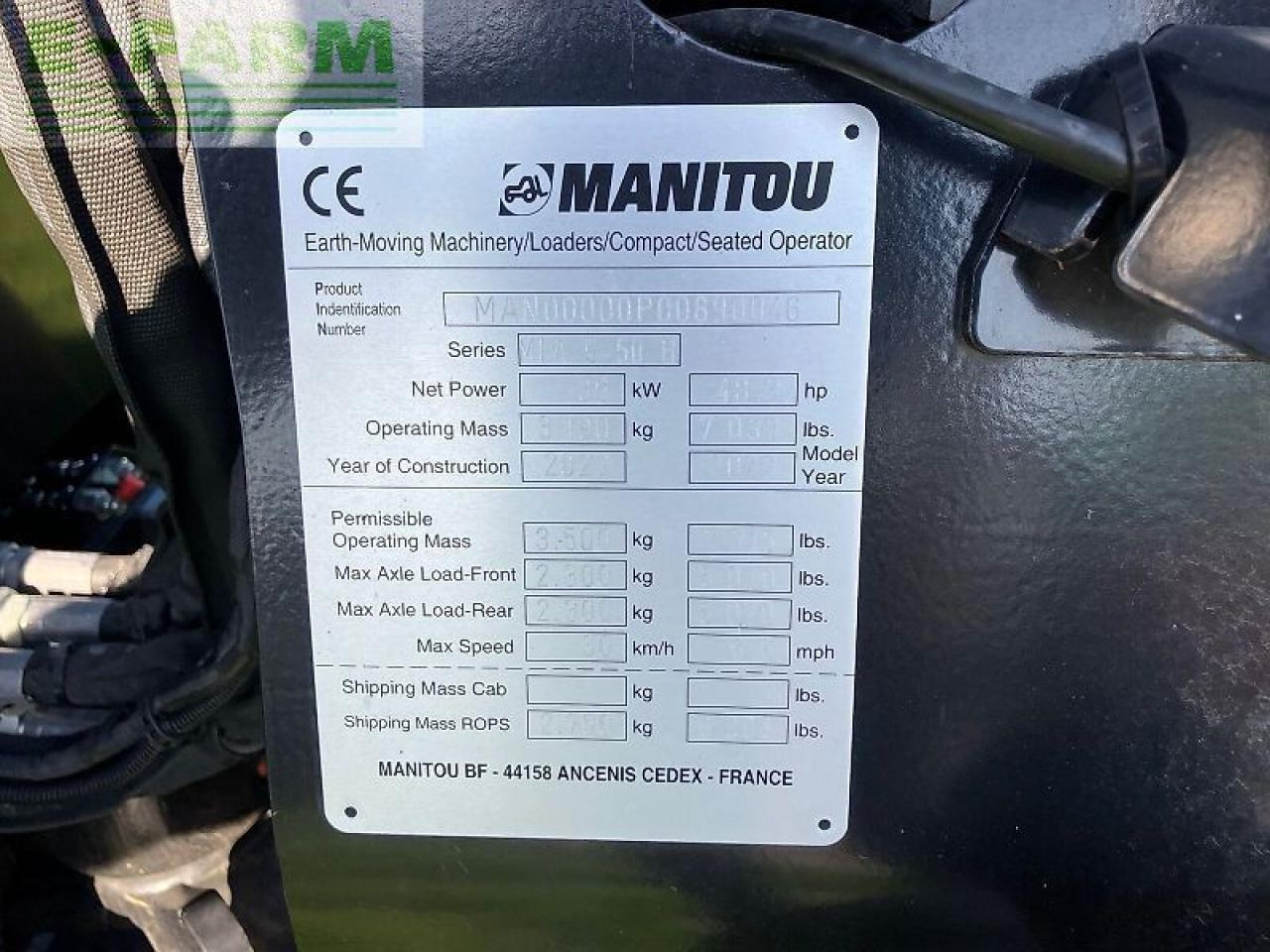 Minilaadur Manitou mla5-50: pilt 12