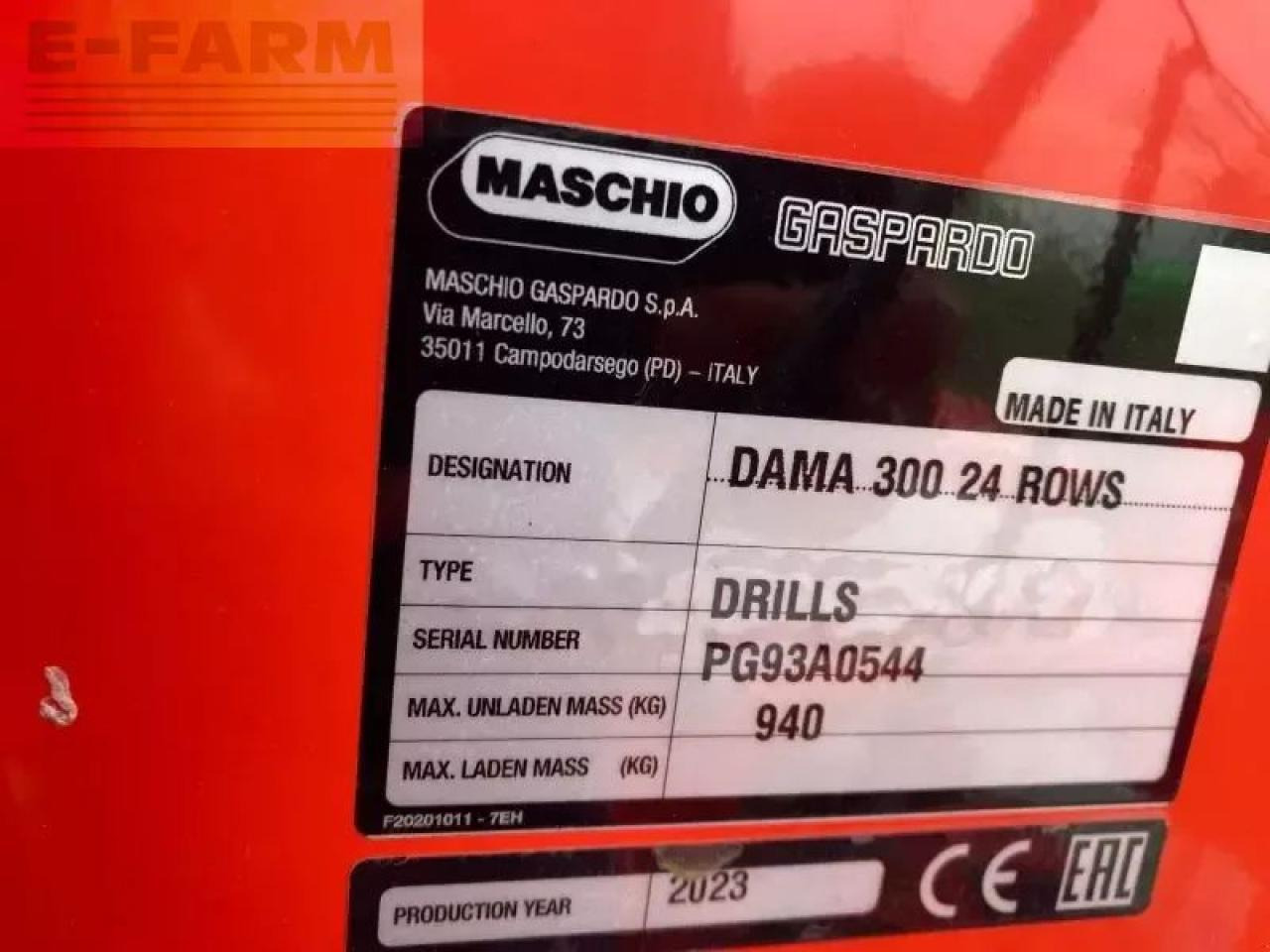 Maschio dm classic 3000 + dama 300 - Kombain-külvimasin: pilt 3 Maschio dm classic 3000 + dama 300 - Kombain-külvimasin: pilt 3