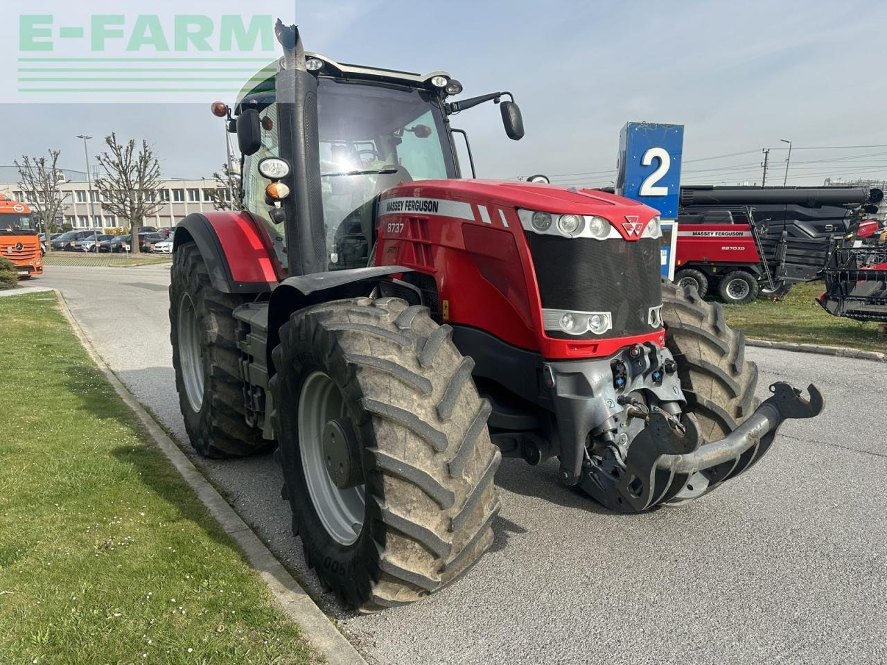 Massey Ferguson mf 8737 - Traktor: pilt 1 Massey Ferguson mf 8737 - Traktor: pilt 1