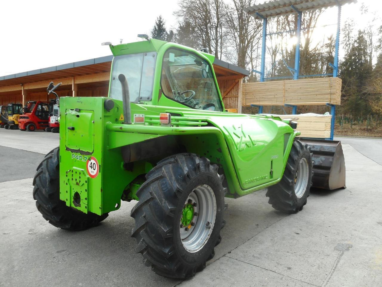 Merlo p40.7 turbofarmer ( neue bereifung ) - Teleskooplaadur: pilt 4 Merlo p40.7 turbofarmer ( neue bereifung ) - Teleskooplaadur: pilt 4