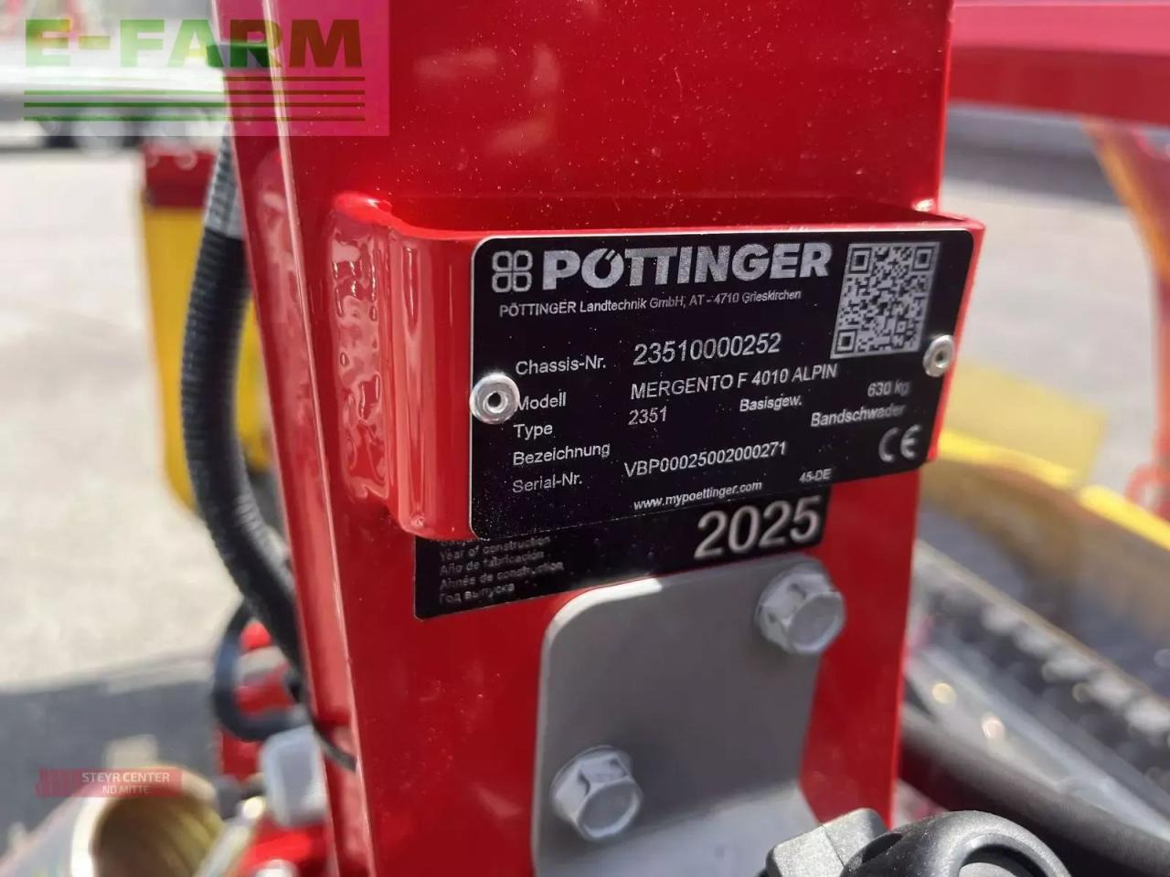 Pöttinger mergento f 4010 alpin - Kaarutaja/ Reha: pilt 5 Pöttinger mergento f 4010 alpin - Kaarutaja/ Reha: pilt 5