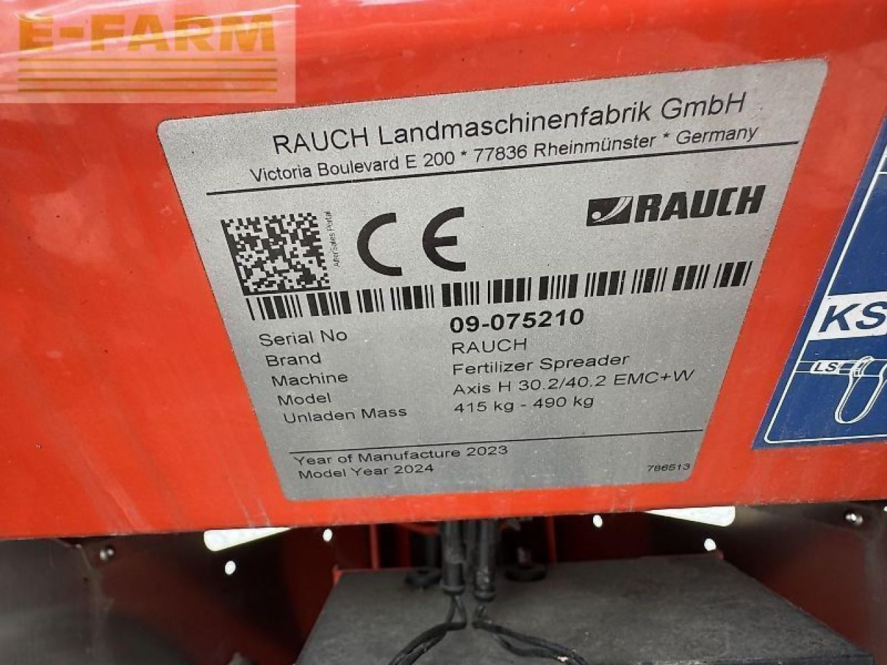 Rauch axis h 30.2 emc+w isobus - Väetiselaoturid: pilt 5 Rauch axis h 30.2 emc+w isobus - Väetiselaoturid: pilt 5