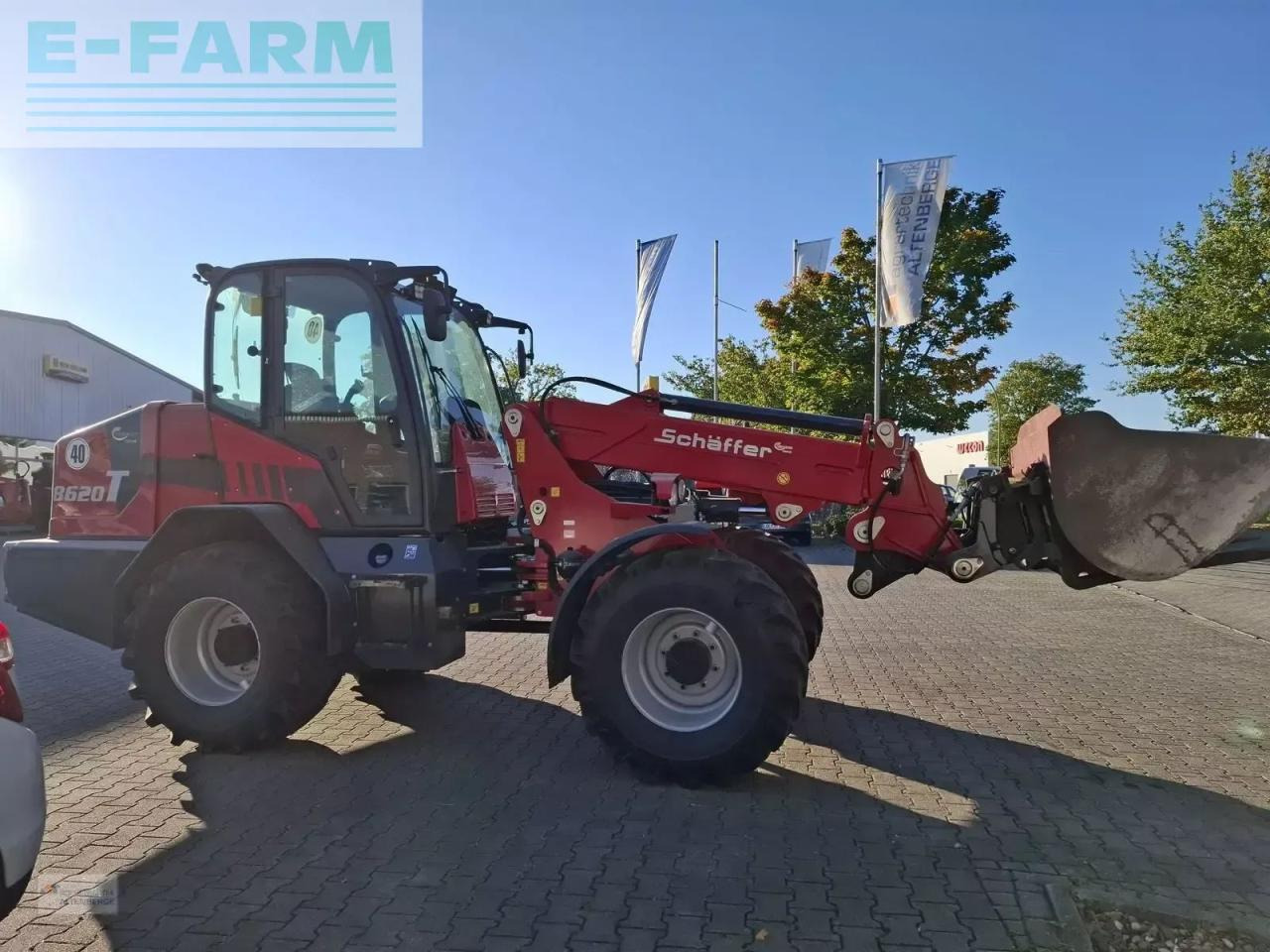 Schäffer 8620t - 2 teleskopradlader 40km/h, klima, 95 kw - Miniekskavaator: pilt 4 Schäffer 8620t - 2 teleskopradlader 40km/h, klima, 95 kw - Miniekskavaator: pilt 4