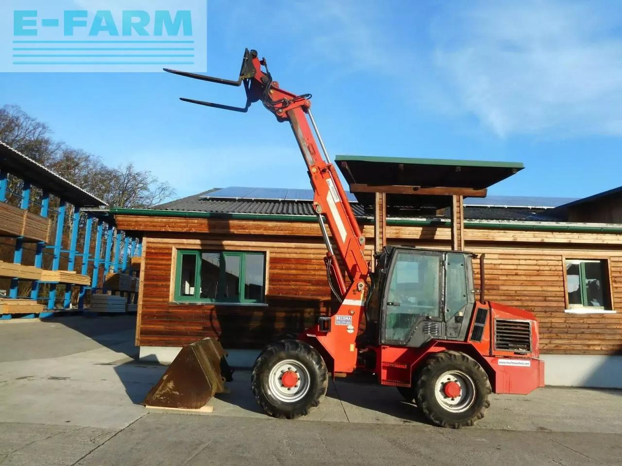 Schäffer 870t mit teleskoparm und euro aufnahme - Miniekskavaator: pilt 1 Schäffer 870t mit teleskoparm und euro aufnahme - Miniekskavaator: pilt 1