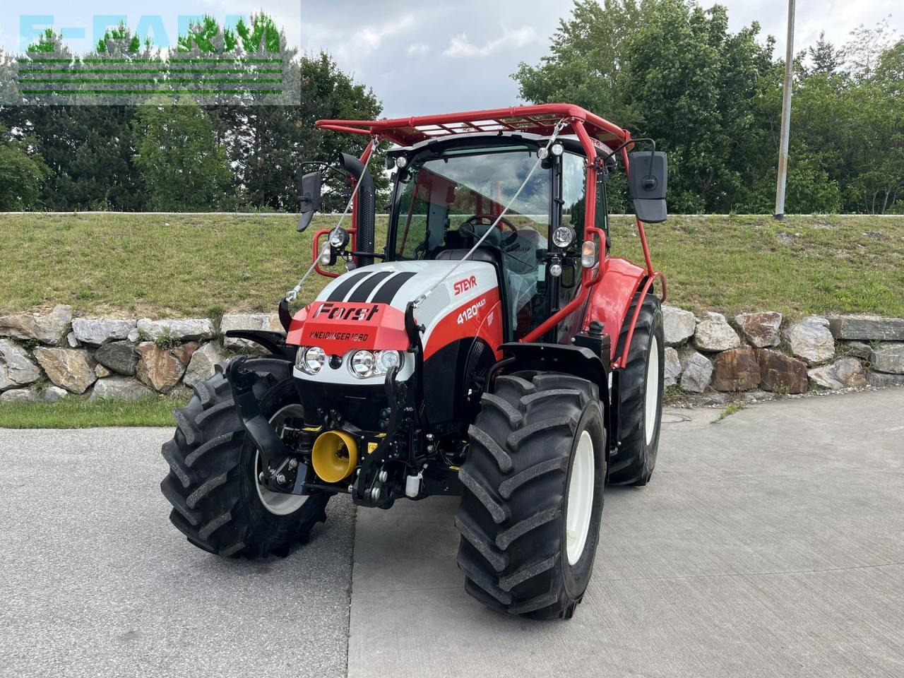 Steyr multi 4120 forst - Traktor: pilt 1 Steyr multi 4120 forst - Traktor: pilt 1