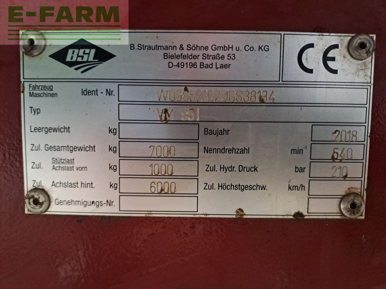 Strautmann Verti-Mix 951 - Loomakasvatusseadmed: pilt 3 Strautmann Verti-Mix 951 - Loomakasvatusseadmed: pilt 3