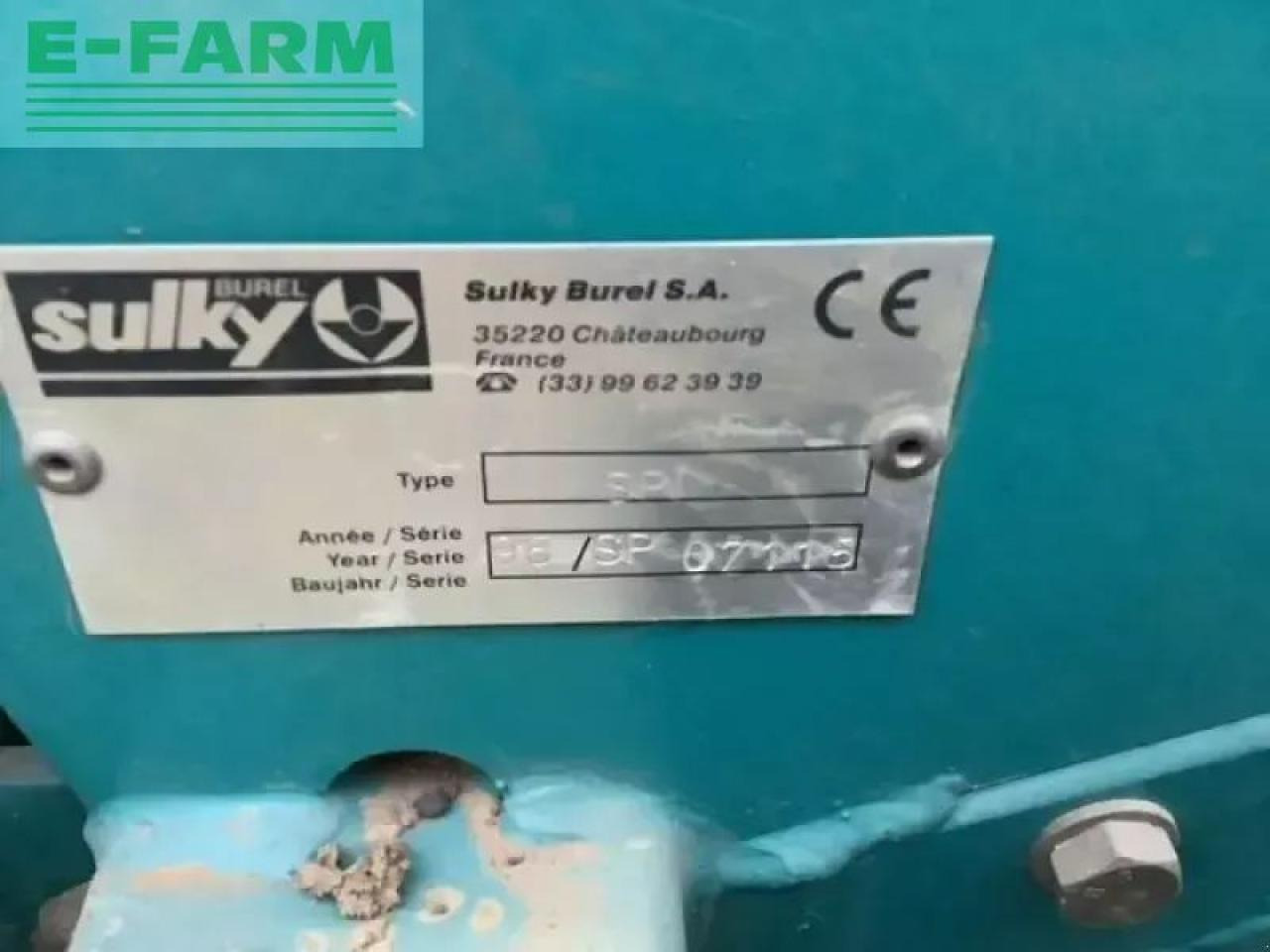 Sulky Burel combine sulky - Täppiskülvimasin: pilt 5 Sulky Burel combine sulky - Täppiskülvimasin: pilt 5
