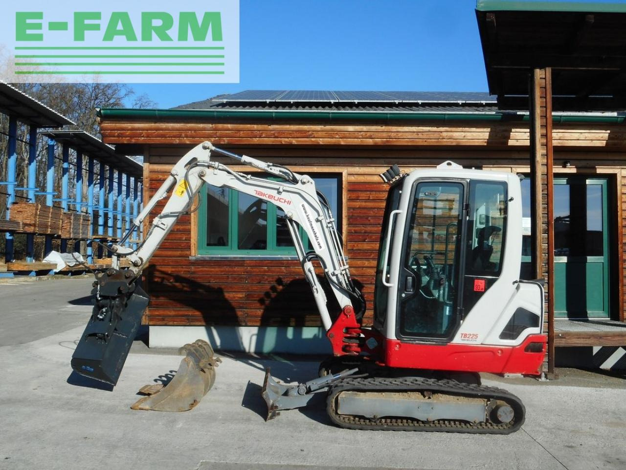 Takeuchi tb 225 ( 2.400kg ) mit hydr. verstellfahrwerk - Miniekskavaator: pilt 1 Takeuchi tb 225 ( 2.400kg ) mit hydr. verstellfahrwerk - Miniekskavaator: pilt 1