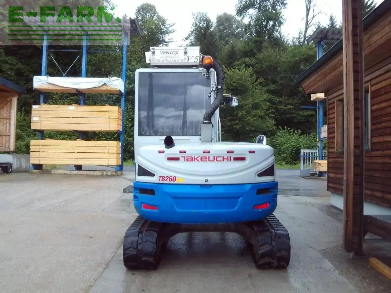 Takeuchi tb 260 ( 5.735kg ) hydr. sw + 3 löffel - Miniekskavaator: pilt 3 Takeuchi tb 260 ( 5.735kg ) hydr. sw + 3 löffel - Miniekskavaator: pilt 3