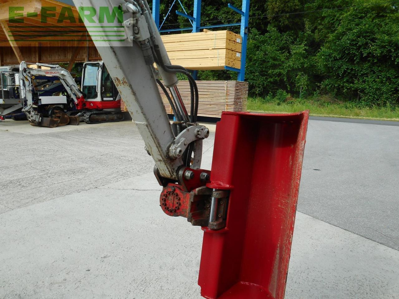 Miniekskavaator Takeuchi tb217 mit powertilt + hydr. sw ( neue löffel ): pilt 12