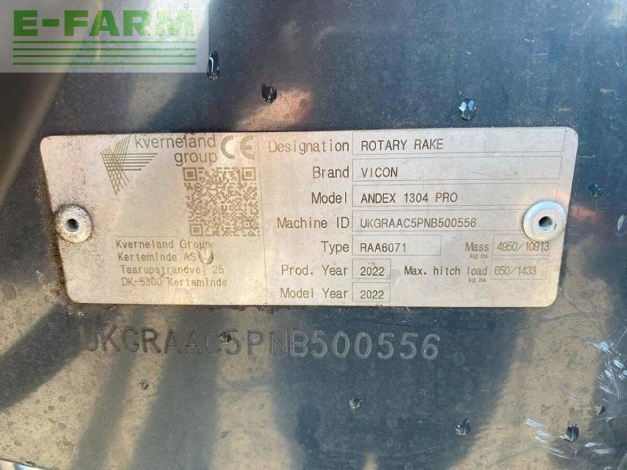 Kaarutaja/ Reha Vicon andex 1304 proline mittelschwader: pilt 8