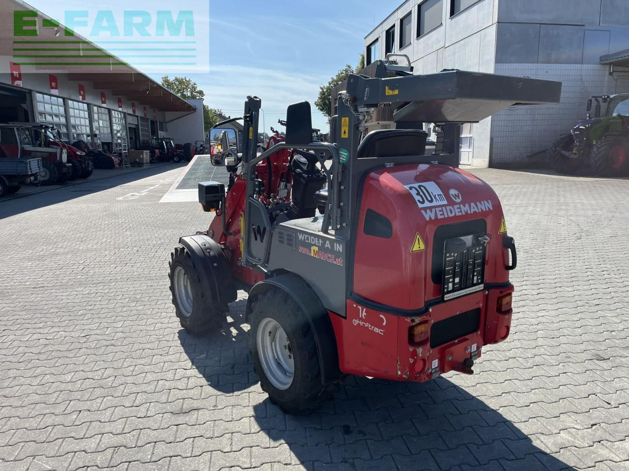 Miniekskavaator Weidemann 1160e mit 1400h, hohe hubhöhe: pilt 11