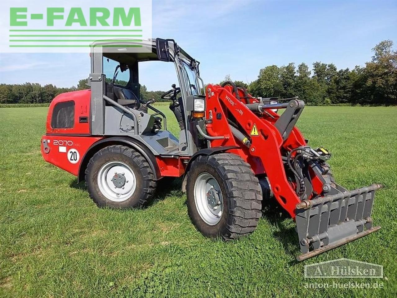 Weidemann 2070 cx 80lp - Miniekskavaator: pilt 2 Weidemann 2070 cx 80lp - Miniekskavaator: pilt 2