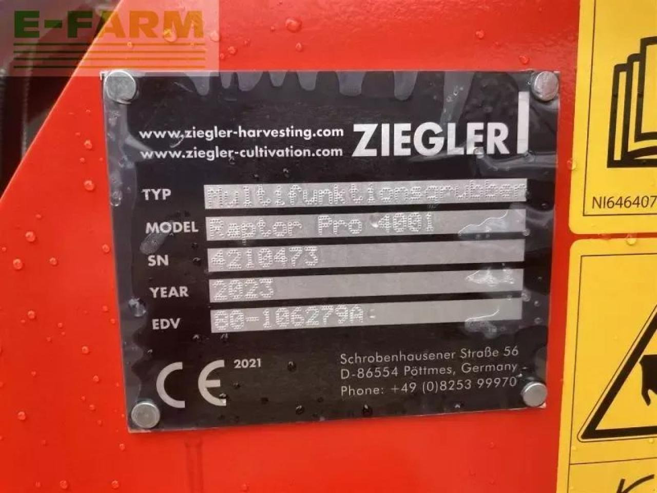 Ziegler raptor pro 4001 - Ketasäke: pilt 5 Ziegler raptor pro 4001 - Ketasäke: pilt 5