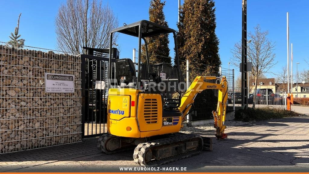 Komatsu Minibagger PC 16 R-3HS, Schnellwechsler MS01 - Miniekskavaator: pilt 4 Komatsu Minibagger PC 16 R-3HS, Schnellwechsler MS01 - Miniekskavaator: pilt 4