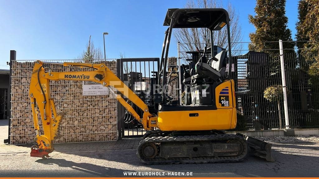 Komatsu Minibagger PC 16 R-3HS, Schnellwechsler MS01 - Miniekskavaator: pilt 2 Komatsu Minibagger PC 16 R-3HS, Schnellwechsler MS01 - Miniekskavaator: pilt 2