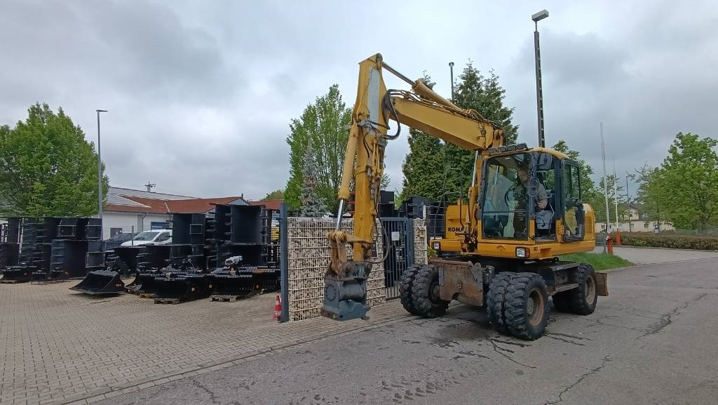 Komatsu PW 140 Mobilbagger Powertilt Schnellwechsler MS 10 - Ratastel ekskavaator: pilt 4 Komatsu PW 140 Mobilbagger Powertilt Schnellwechsler MS 10 - Ratastel ekskavaator: pilt 4
