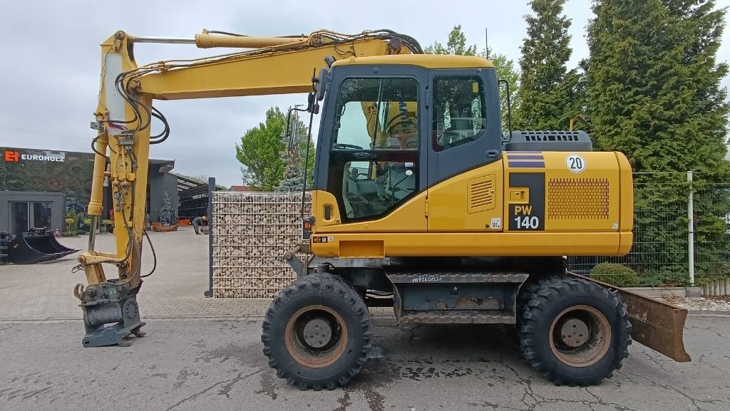 Komatsu PW 140 Mobilbagger Powertilt Schnellwechsler MS 10 - Ratastel ekskavaator: pilt 1 Komatsu PW 140 Mobilbagger Powertilt Schnellwechsler MS 10 - Ratastel ekskavaator: pilt 1