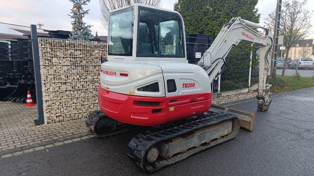 Miniekskavaator Takeuchi TB 260 Powertilt und Schnellwechsler MS 03, Radio: pilt 27