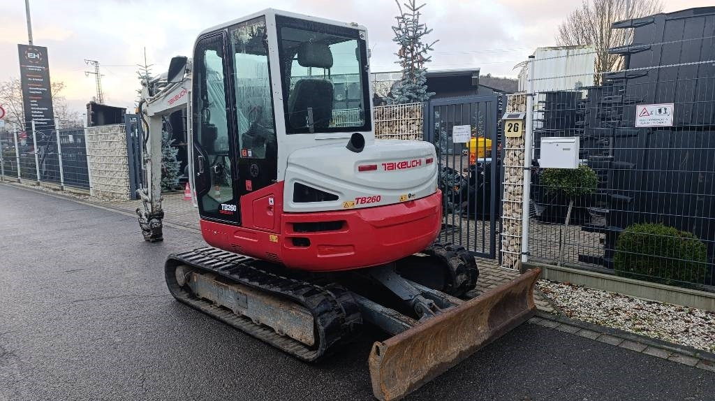 Miniekskavaator Takeuchi TB 260 Powertilt und Schnellwechsler MS 03, Radio: pilt 12