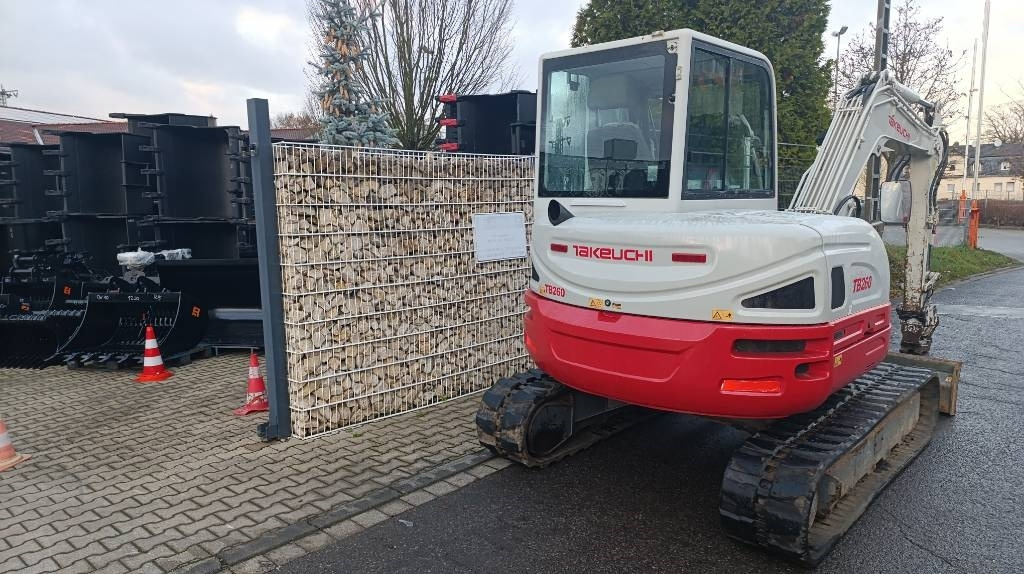 Miniekskavaator Takeuchi TB 260 Powertilt und Schnellwechsler MS 03, Radio: pilt 29