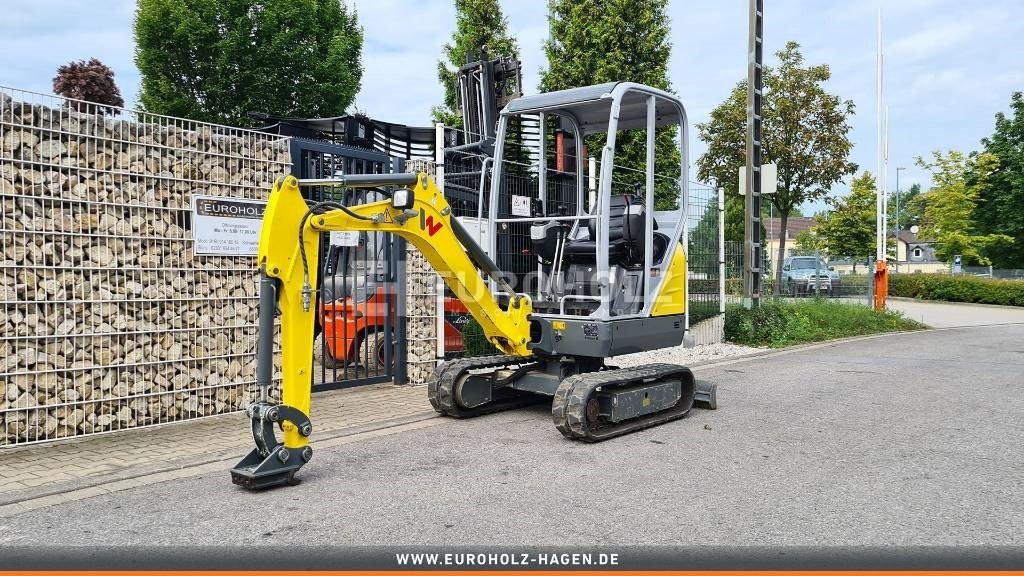 Wacker Neuson Minibagger ET16, Schnellwechsler MS01, Schutzdach - Miniekskavaator: pilt 1 Wacker Neuson Minibagger ET16, Schnellwechsler MS01, Schutzdach - Miniekskavaator: pilt 1