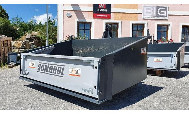 Schwerlast Transportbox / Kippmulde 180 cm mit 3 Punkt- & Euro Aufnahme - Sadulveok: pilt 2 Schwerlast Transportbox / Kippmulde 180 cm mit 3 Punkt- & Euro Aufnahme - Sadulveok: pilt 2