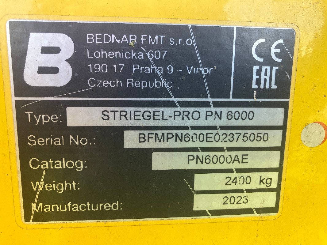 Bednar Striegel-Pro PN 6000 - Väetamisseadmed: pilt 2 Bednar Striegel-Pro PN 6000 - Väetamisseadmed: pilt 2