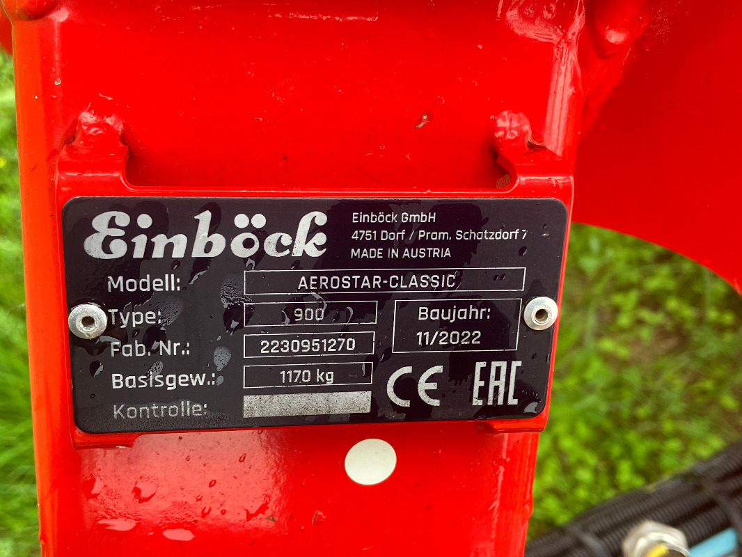 Einböck Aerostar-Classic 900 S - Väetamisseadmed: pilt 3 Einböck Aerostar-Classic 900 S - Väetamisseadmed: pilt 3