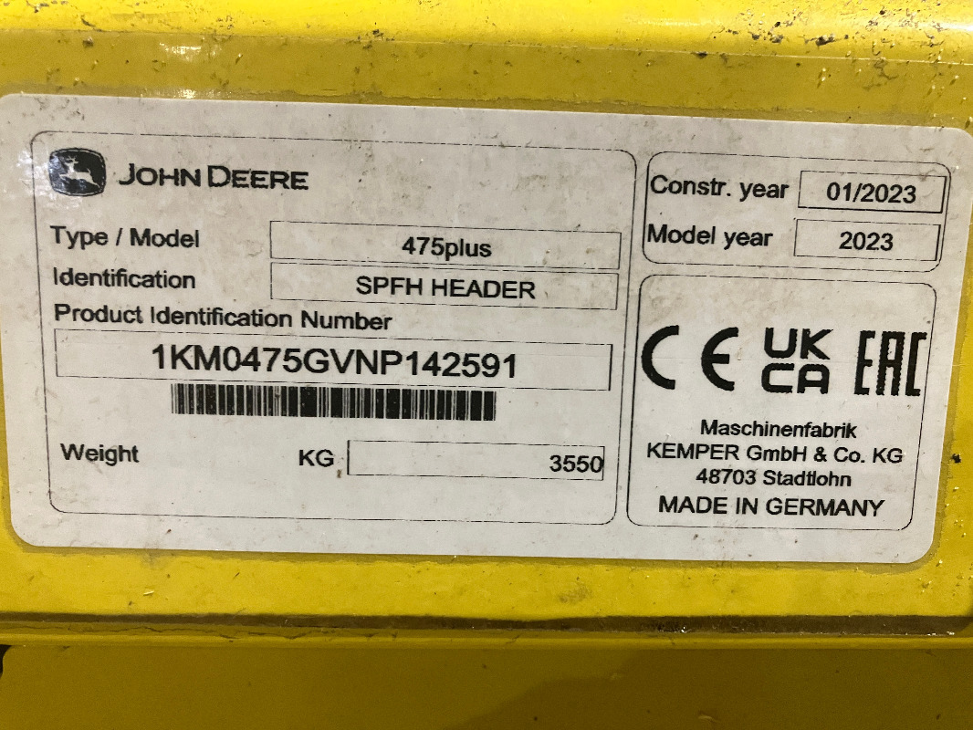 Kemper 475 plus - Maisikoristusmasin: pilt 2 Kemper 475 plus - Maisikoristusmasin: pilt 2