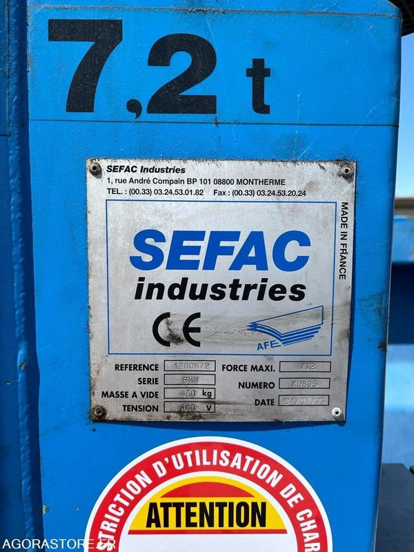 4 COLONNES SEFAC (2000) - Garaažiseadmed: pilt 4 4 COLONNES SEFAC (2000) - Garaažiseadmed: pilt 4