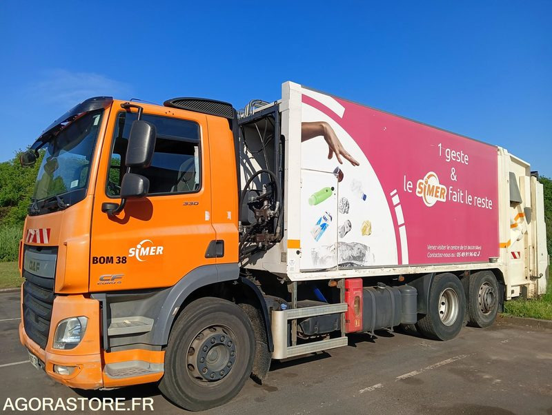 BENNE A ORDURES MENAGERES DAF - 2015 - 362 235 km - Prügiauto: pilt 1 BENNE A ORDURES MENAGERES DAF - 2015 - 362 235 km - Prügiauto: pilt 1