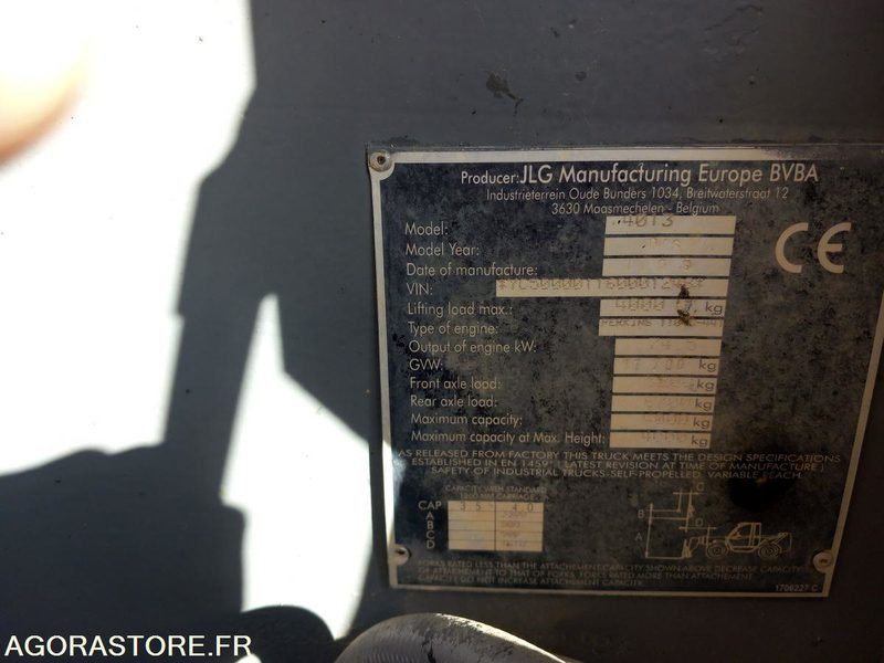 Chariot télescopique JLG 4013 - Teleskooplaadur: pilt 5 Chariot télescopique JLG 4013 - Teleskooplaadur: pilt 5