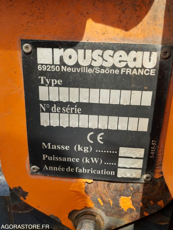 EPAREUSE ROUSSEAU MINAUTOR 5000L n°M5LBK04A03 - Poomniiduk: pilt 4 EPAREUSE ROUSSEAU MINAUTOR 5000L n°M5LBK04A03 - Poomniiduk: pilt 4
