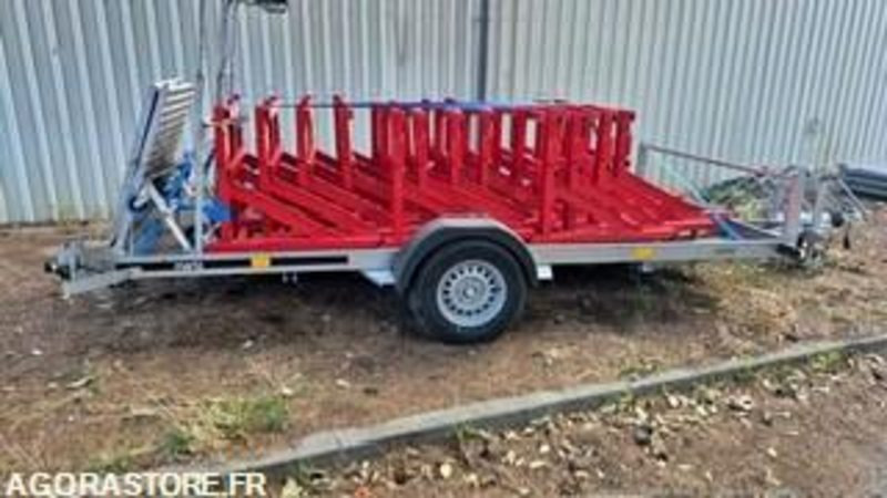 Remorque 1 essieu PTAC 1500 - chassis porte véhicule de 2024 - Haagis: pilt 3 Remorque 1 essieu PTAC 1500 - chassis porte véhicule de 2024 - Haagis: pilt 3