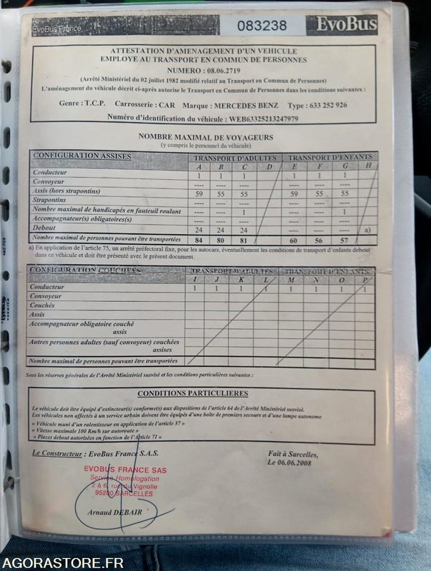 MERCEDES INTOURO N°083238 - Koolibuss: pilt 4 MERCEDES INTOURO N°083238 - Koolibuss: pilt 4