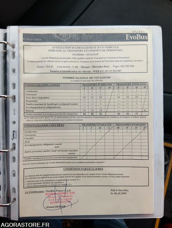 MERCEDES INTOURO N°093380 - Koolibuss: pilt 3 MERCEDES INTOURO N°093380 - Koolibuss: pilt 3