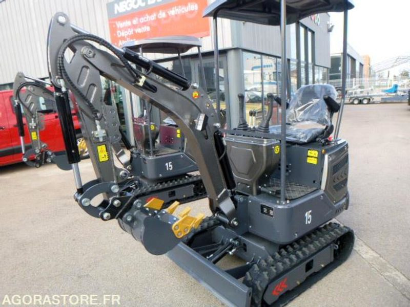 Ekskavaator MINIPELLE NEUVE YCW 1T5 EURO5 - 2025 + 3 godets: pilt 6