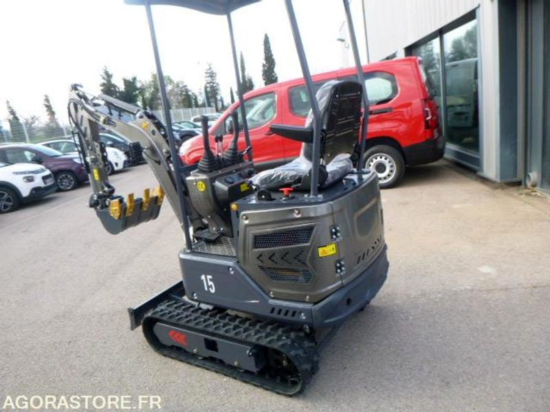 Ekskavaator MINIPELLE NEUVE YCW 1T5 EURO5 - 2025 + 3 godets: pilt 11