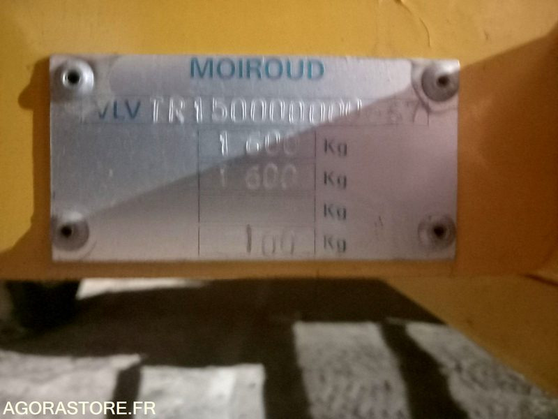 REMORQUE TR 1500 - Põllutööseade: pilt 4 REMORQUE TR 1500 - Põllutööseade: pilt 4
