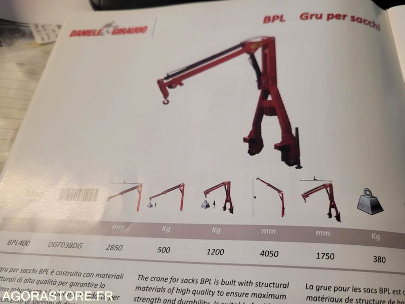 Lève sac - Põllutööseade: pilt 3 Lève sac - Põllutööseade: pilt 3